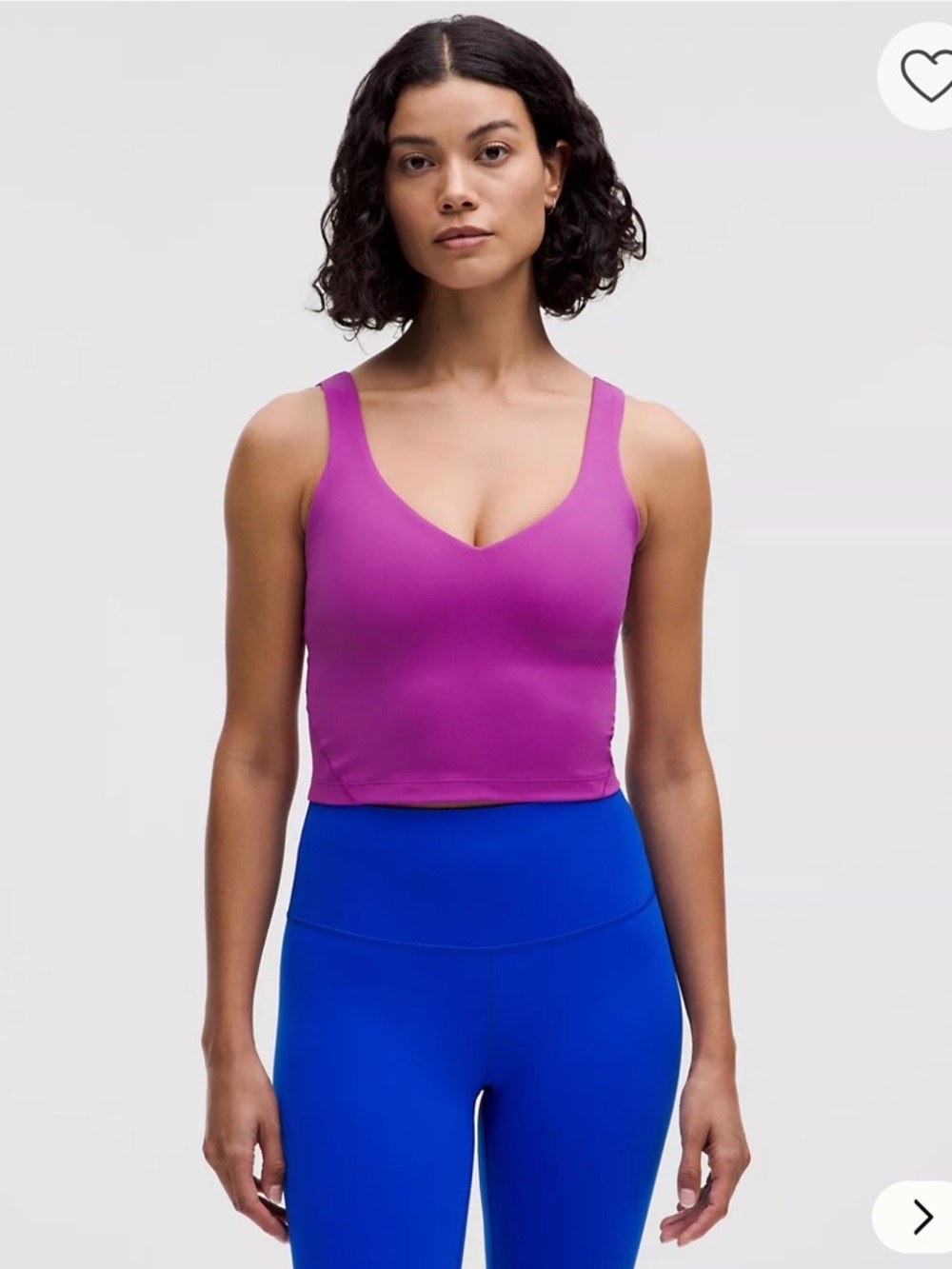 lululemon Align Tank Top Light Support- Vivid Plum- Size 6